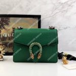 Gucci Dionysus Leather Mini Bag Green