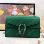 Gucci Dionysus Small Shoulder Bag Green Leather