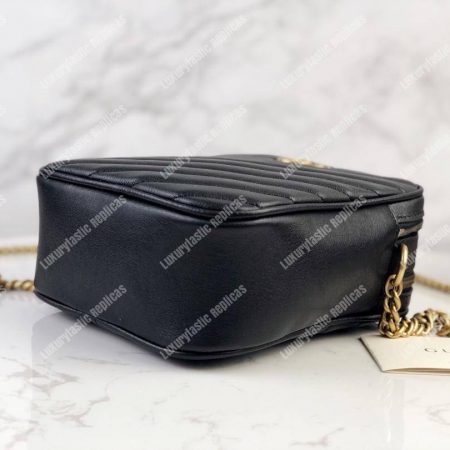 Gucci GG Marmont Mini Shoulder Bag Black - Image 7