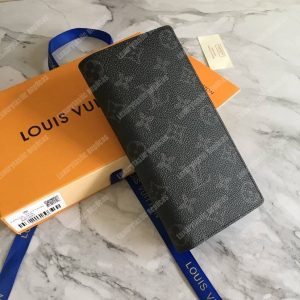 LV Brazza Wallet Monogram Eclipse Canvas - Image 3