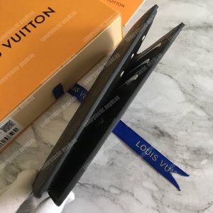 LV Brazza Wallet Monogram Eclipse Canvas - Image 6