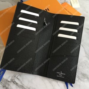 LV Brazza Wallet Monogram Eclipse Canvas - Image 8