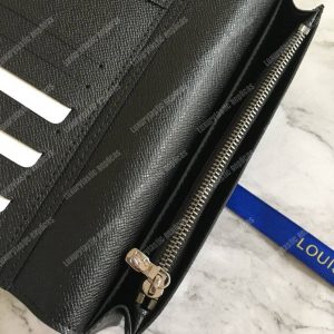 LV Brazza Wallet Monogram Eclipse Canvas - Image 7