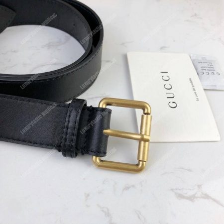 Gucci GG Marmont Matelassé Velvet Belt Bag Black - Image 9