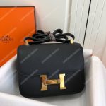 Hermes Constance 24 Bag Epsom Black Gold-Hardware