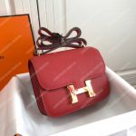 Hermes Constance 18 Bag Epsom Rouge Red Gold Hardware