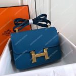 Hermes Constance 24 Bag Epsom Blue Azur Gold Hardware