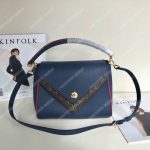 LV Double V Handbag Bleu Marine