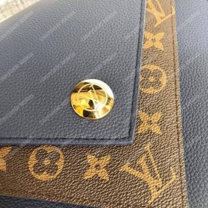 LV Double V Handbag Bleu Marine - Image 8
