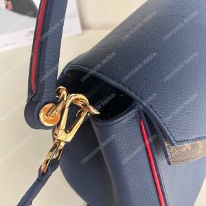 LV Double V Handbag Bleu Marine - Image 5