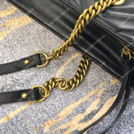 Gucci GG Marmont Matelassé Medium Tote Bag Black Pre-Fall 2018 - Image 8