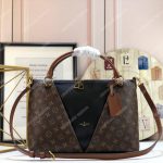 LV V Tote MM Monogram Noir