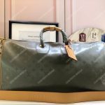 LV Keepall Bandouliere 50 Monogram Titanium