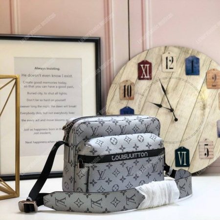 LV Monogram Blanc Outdoor Messenger Bag - Image 3