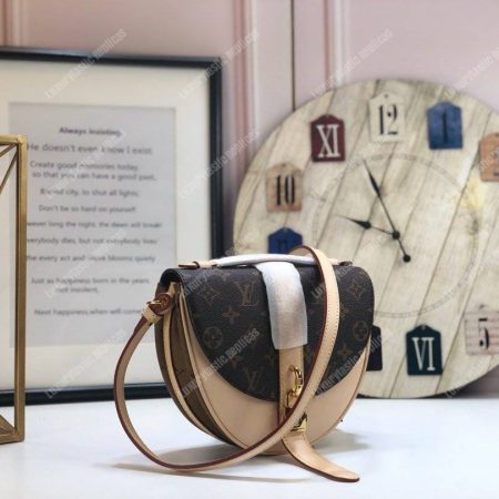 LV Chantilly Lock Monogram Creme - Image 3