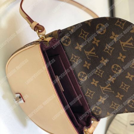 LV Chantilly Lock Monogram Creme - Image 6