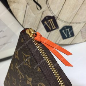 LV Clemence Wallet Monogram Orange - Image 3