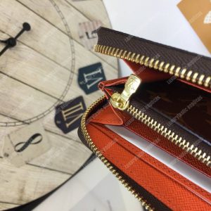 LV Clemence Wallet Monogram Orange - Image 4