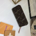 LV Clemence Wallet Monogram Rose Ballerine