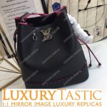 LV Lockme Bucket Noir Braided