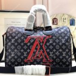LV Speedy Bandouliere 40 Monogram Upside Down Canvas