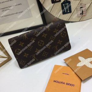 LV Jeanne Wallet Monogram Rose Ballerine Pink - Image 6