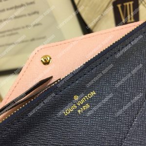 LV Jeanne Wallet Monogram Rose Ballerine Pink - Image 3