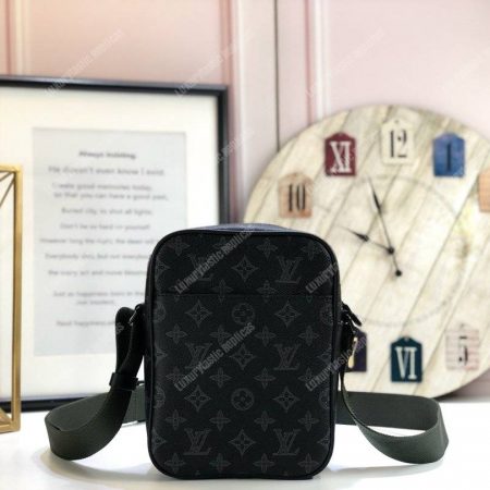 LV Danube PM Monogram Eclipse Canvas Forever - Image 3