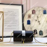 LV Epi Leather Monogram Canvas Glasses Case Bag