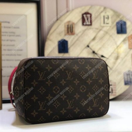 LV NéoNoé Bag Monogram Fuchsia - Image 4