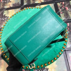 Gucci GG Marmont Quilted Leather Backpack Green - Image 4