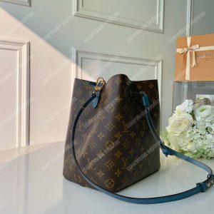 LV NéoNoé Bag Monogram Bleu Jean - Image 3