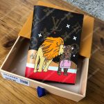 LV Passport Cover Monogram Lion and Cheetah