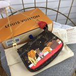 LV Mini Pochette Accessoires Lion and Cheetah
