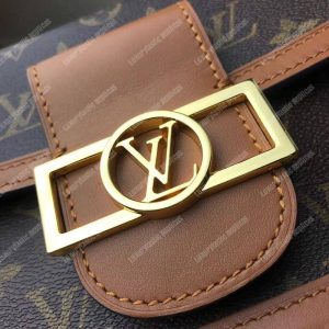 LV Mini Dauphine Monogram Reverse Canvas - Image 5