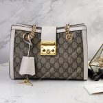 Gucci Padlock Small Shoulder Bag White