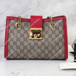 Gucci Padlock Small Shoulder Bag Red