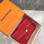 LV Key Pouch Monogram Empreinte Cerise