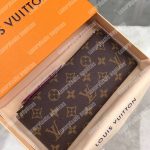 LV Adele Wallet Monogram Canvas Fuchsia
