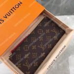 LV Adele Wallet Monogram Canvas Coquelicot
