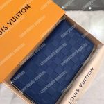 LV Zippy Organizer Damier Infini Leather Bleu Marine