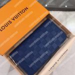 LV Zippy Wallet Damier Infini Leather Bleu Marine