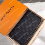 LV Zippy Organizer Damier Infini Leather Noir