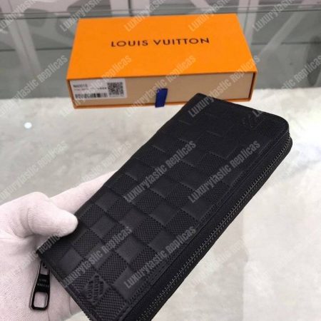 LV Zippy Wallet Damier Infini Leather Onyx - Image 3