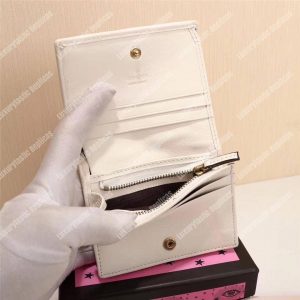 Gucci GG Marmont Card Case Wallet With Cicada White - Image 4