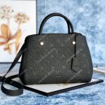 LV Montaigne BB Monogram Empreinte Leather Noir