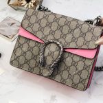 Gucci Dionysus GG Supreme Mini Bag Beige Pink