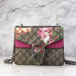 Gucci Blooms Dionysus GG Supreme Mini Bag Beige Pink