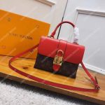 LV Locky BB Monogram Canvas Coquelicot