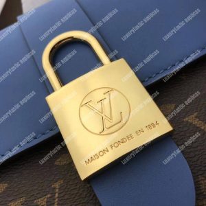 LV Locky BB Monogram Canvas Blue Jean - Image 9